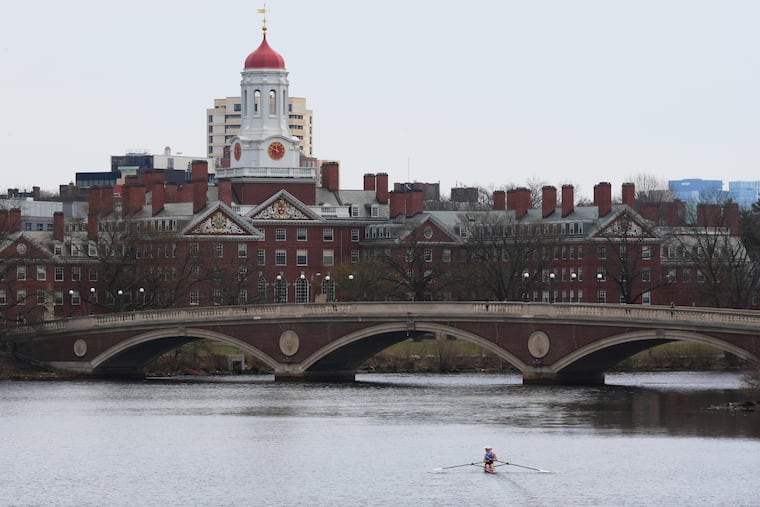 The Charles River near Harvard University in Cambridge, Mass.