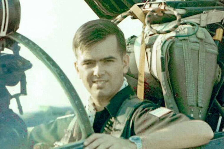 Edward J. Atkins spent 26 years in the Air Force and flew 113 night combat missions.