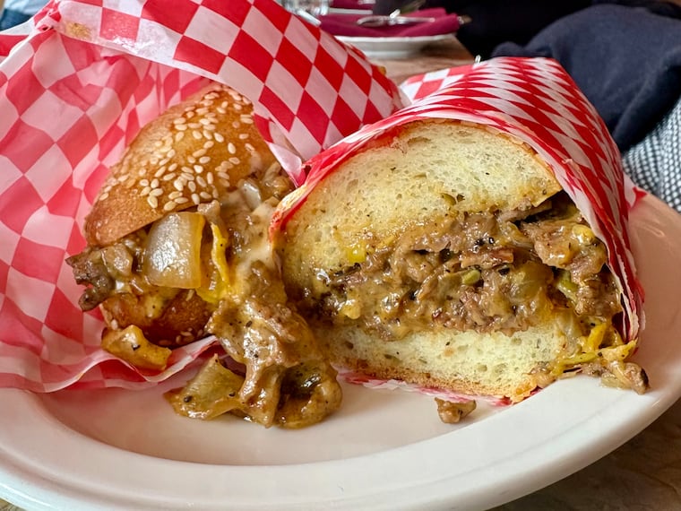 The Lemon Pookie Cheesesteak at Pasta Pooks in Montréal.
