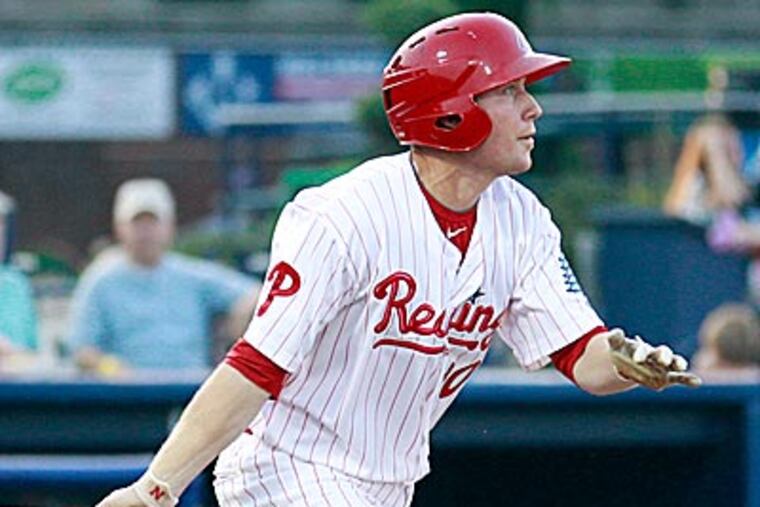 Reading Phillies' Cody Asche. (Yong Kim/Staff Photographer)