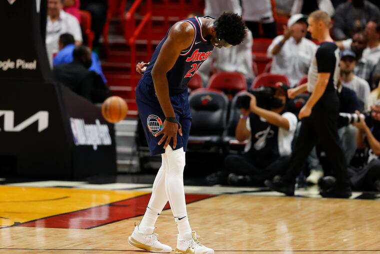Sixers center Joel Embiid was a shell of himself in Game 5.