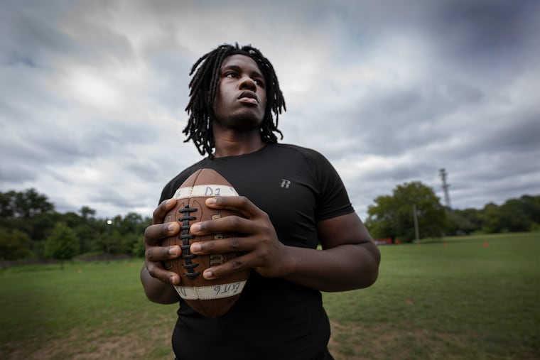 Chester High School offensive lineman Shemaj Henry is photographed on Aug. 21.