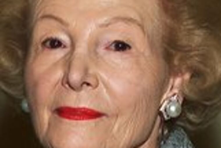 Leonore Annenberg was saluted for her civic initiatives.