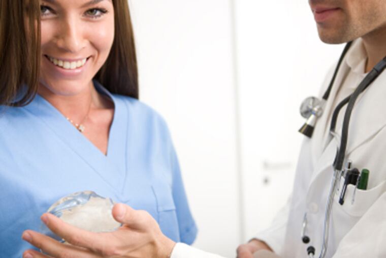 If you are considering breast implants, wouldn't you like to test drive them first? istockphoto