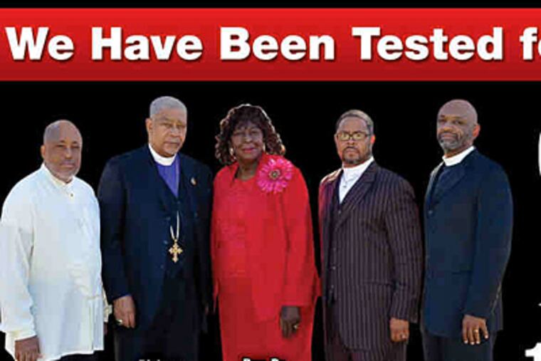 Billboards around Philadelphia feature prominent local black clergy openly challenging their community to talk about HIV, an infection that is devastating the African American community.