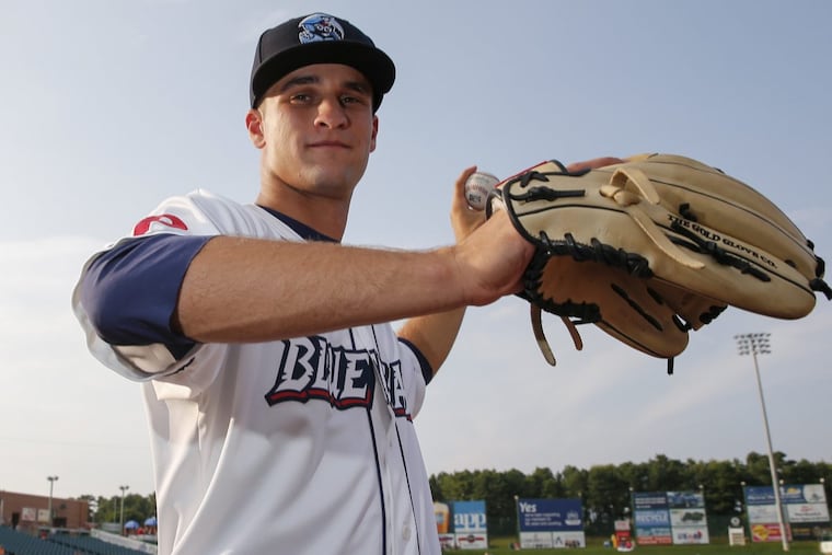 Lakewood BlueClaws pitcher Nick Fanti.