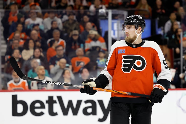 Flyers defenseman Rasmus Ristolainen had surgery to repair a ruptured triceps tendon in April and is on track to be ready for training camp, Flyers GM Danny Brière says.