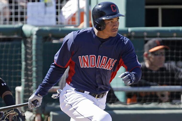 Ezequiel Carrera's speed could make him an asset for the Phillies. (Mark Duncan/AP)