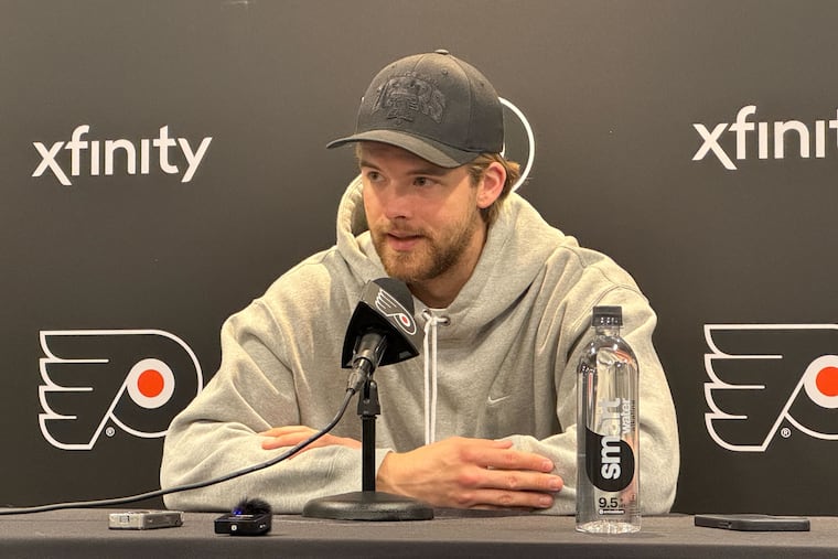 Flyers goalie Sam Ersson had a 1.16 goals-against average and a .934 save percentage for Sweden at the world championships.