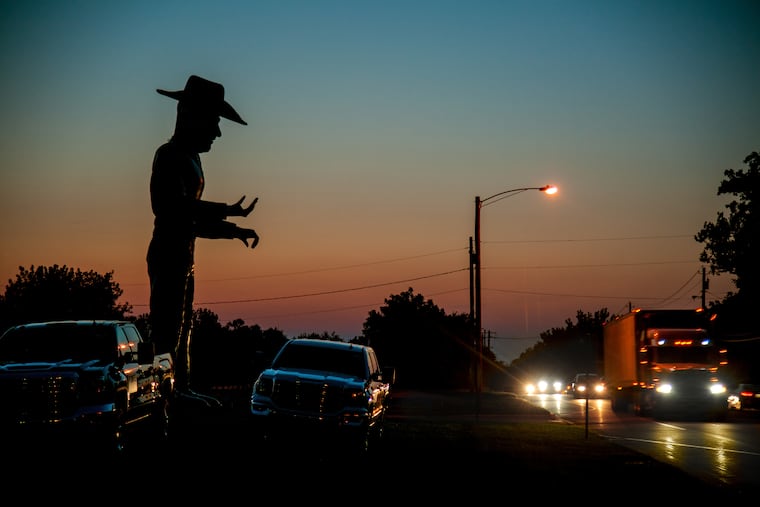 Cowtown Rodeo in Pilesgrove, N.J., in Salem County.