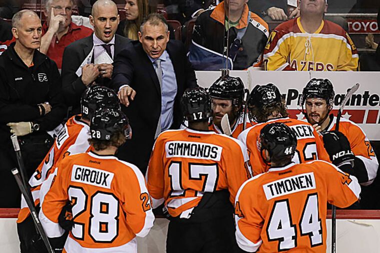 Flyers head coach Craig Berube. (Steven M. Falk/Staff Photographer)