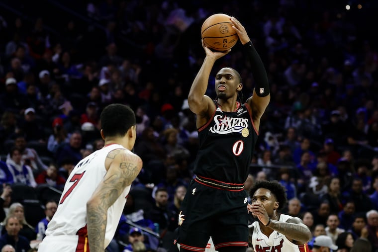 Sixers guard Tyrese Maxey was once quizzed about his ability to shoot the three-pointer entering the 2020 NBA draft.