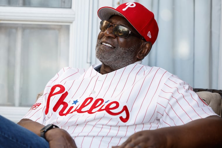 At his Patterson, N.J. home, John Briggs, a rookie on the 1964 Phillies, is now completely blind after losing his eyesight to glaucoma.