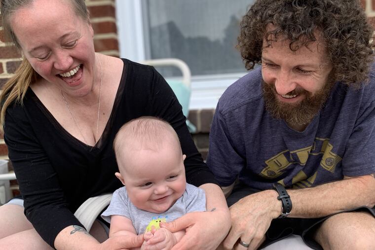 Jeannine and Jeff with baby Joey