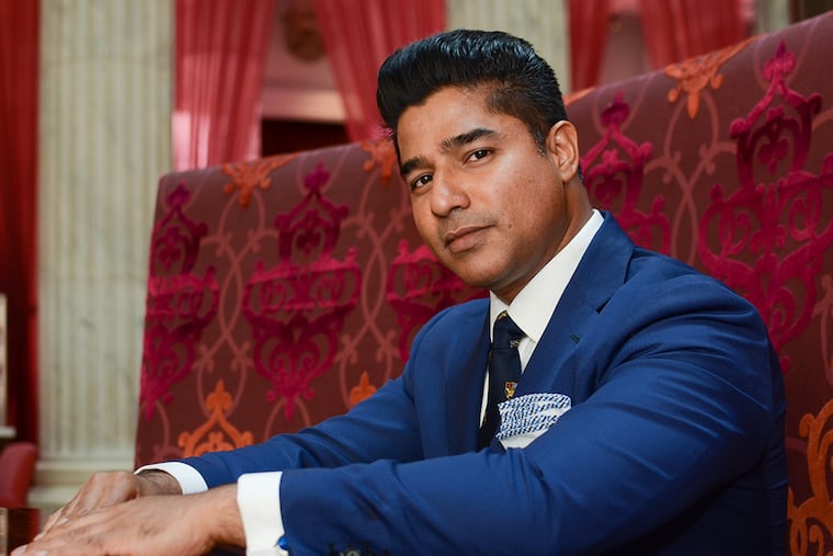 Ajay Raju in the Ritz Carlton in Center City, Philadelphia on Thursday, July 10, 2014. Andrew Thayer / Staff Photographer
