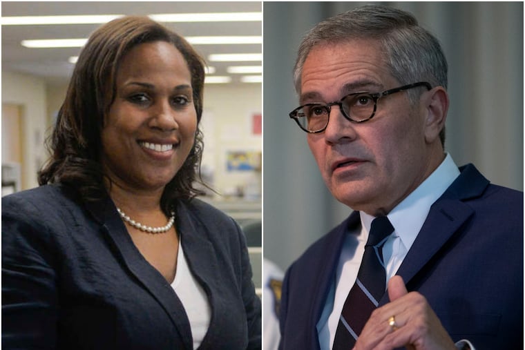 Chief Defender Keir Bradford-Grey and District Attorney Larry Krasner