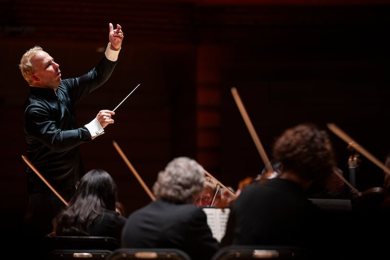Philadelphia Orchestra conductor Yannick Nezet-Seguin performs with the Berlin Staatskapelle at the Kimmel Center to start their international orchestra series on Sunday, Dec. 3, 2023.