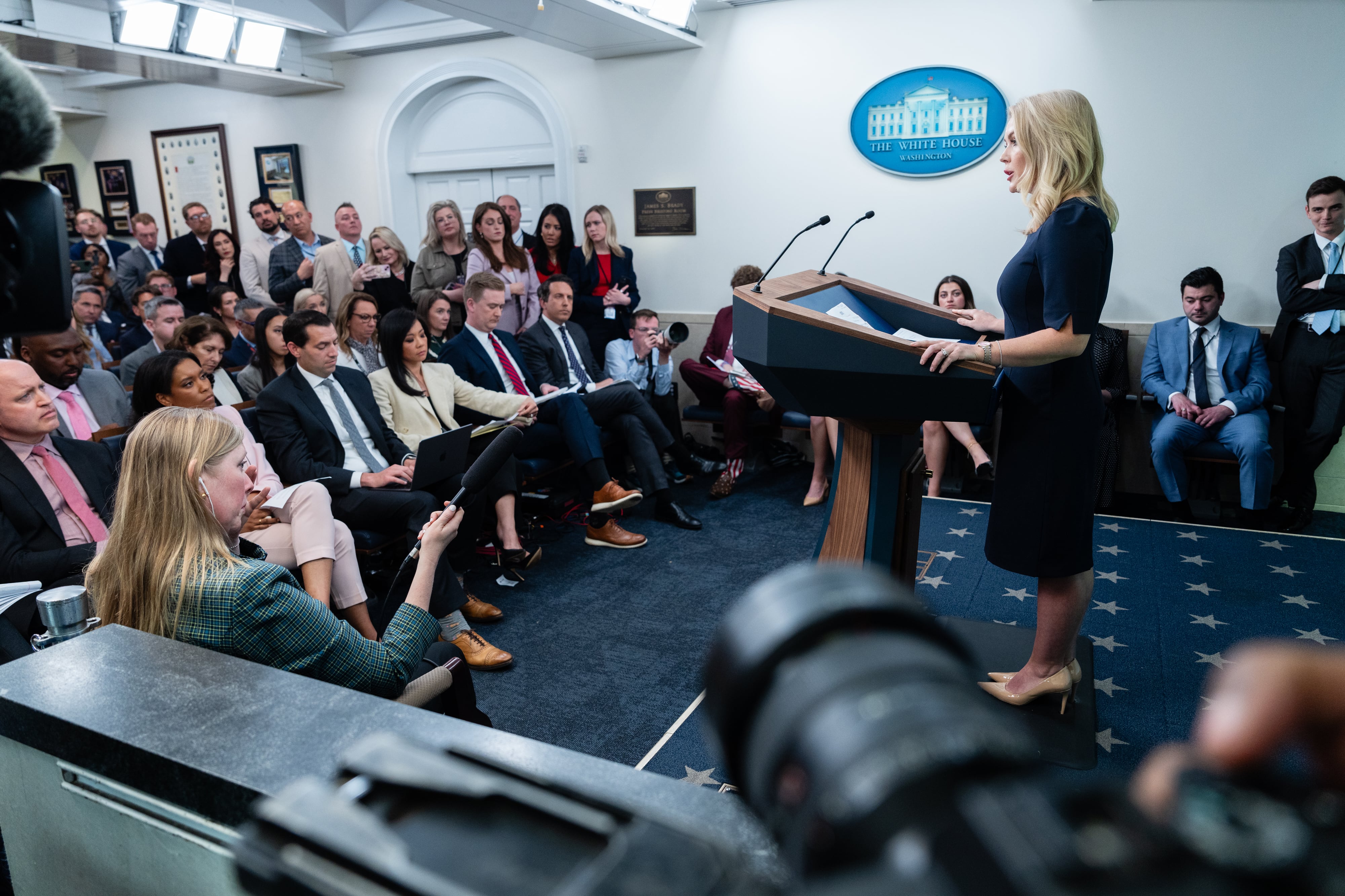 Trump Repeatedly Proposes Moving Reporters From White House Briefing Room