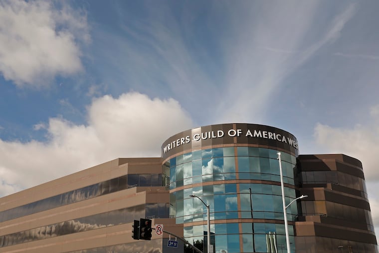The offices of the Writers Guild of America West in Los Angeles on March 28, 2019.