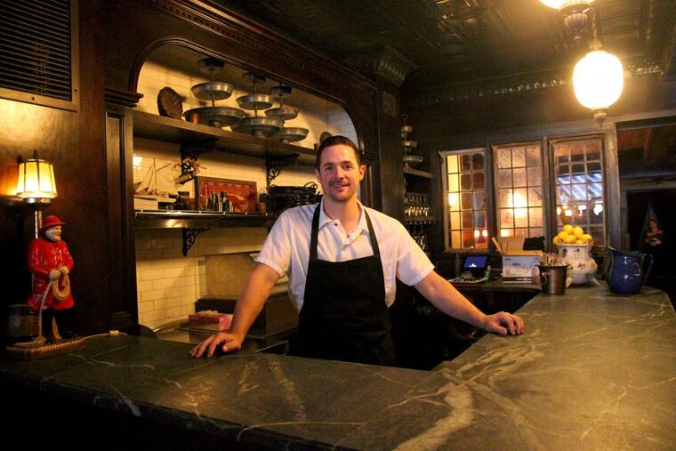 Chef Nicholas Elmi at the raw bar at Royal Boucherie, 52 S. Second St.
