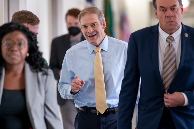 Rep. Jim Jordan (R-Ohio), chairman of the House Judiciary Committee and a staunch ally of former President Donald Trump, at the Capitol on Friday.