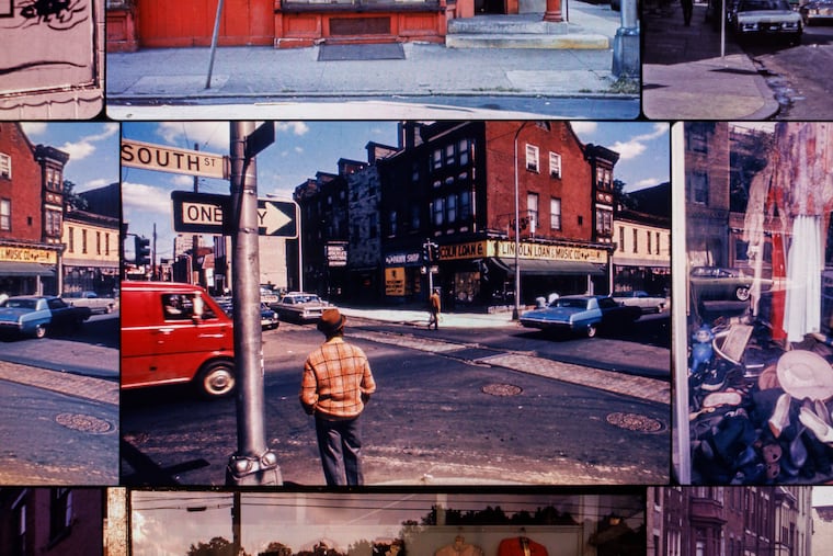 Early photo of South Street by Denise Scott Brown, Philadelphia architect.