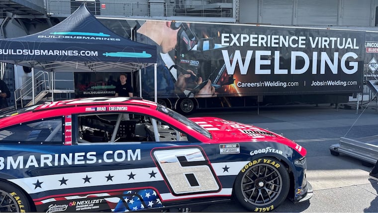 BuildSubmarines.com, a U.S. government-funded marketing effort, is trying to recruit workers for shipyards through public-transit and social-media ads. It also sponsors a Nascar team.