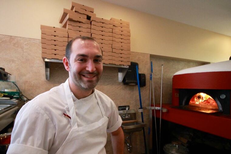 Chef Joe Cicala and his oven at Brigantessa, 1520 E. Passyunk Ave.