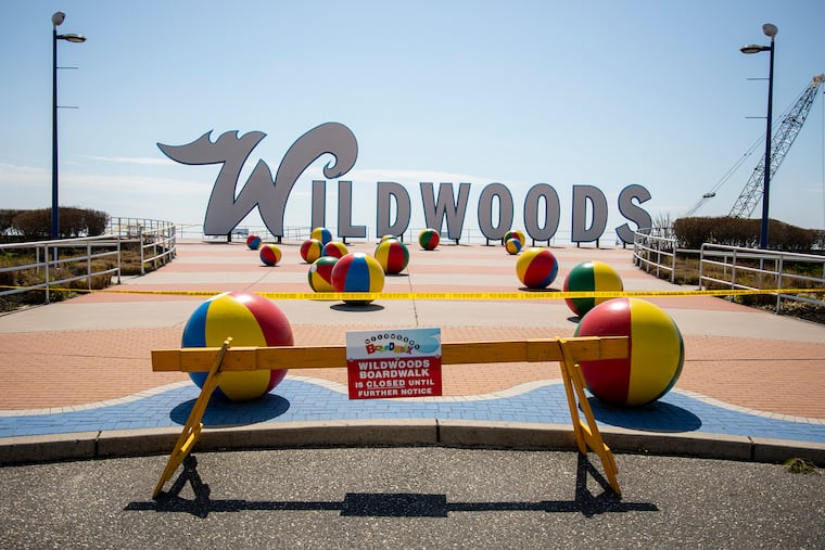 The Wildwoods' boardwalk and beaches will reopen on Friday.