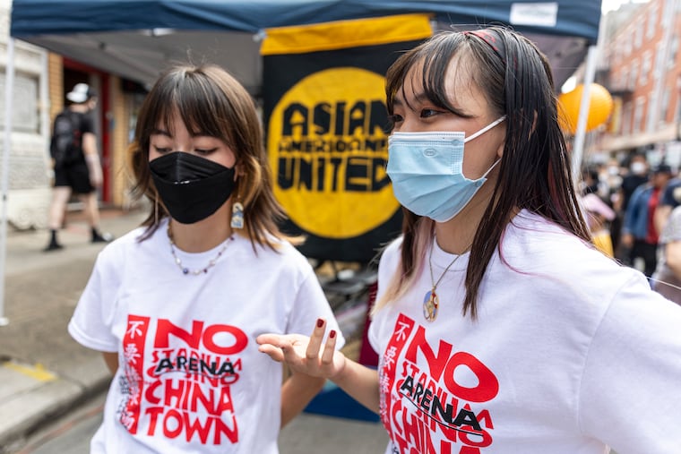 Kaia Chau (right) and Taryn Flaherty (left), cofounders of Students for the Preservation of Chinatown, have been awarded the Bread & Roses Community Fund’s Emerging Leaders Award.