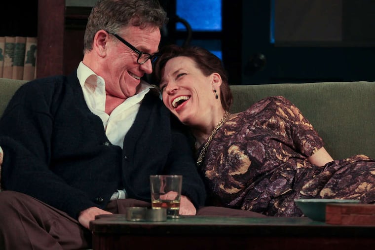 Theatre Exile's production of "Who's Afraid of Virginia Woolf?" stars Pearce Bunting and Catharine Slusar as George and Martha.