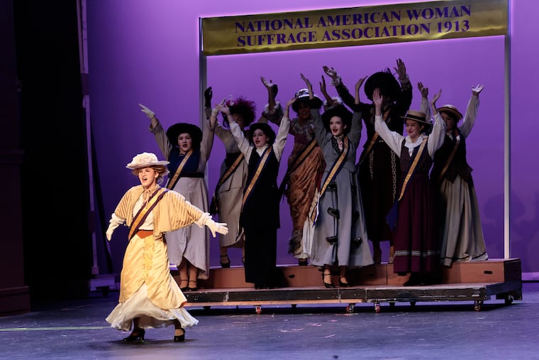 Cherry Hill West High School was one of just 12 schools nationwide selected to perform Broadway musical "Suffs" this year, which wraps up its run this weekend.