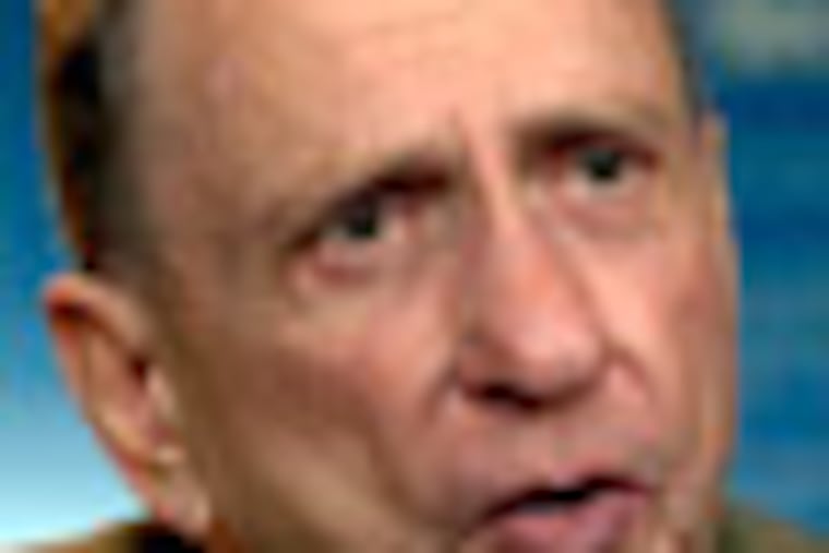 Sen. Arlen Specter, R-Pa., talks about his new book, "Never Give In Battling Cancer in the Senate", Thursday, March 13, 2008, on Capitol Hill in Washington "I think we ought to let it all hang out because when somebody is stricken with cancer, or heart disease, or Parkinson's or Alzheimer's, they ought to know they are not alone," said Specter in an interview from his Capitol Hill office. (AP Photo/Kevin Wolf)