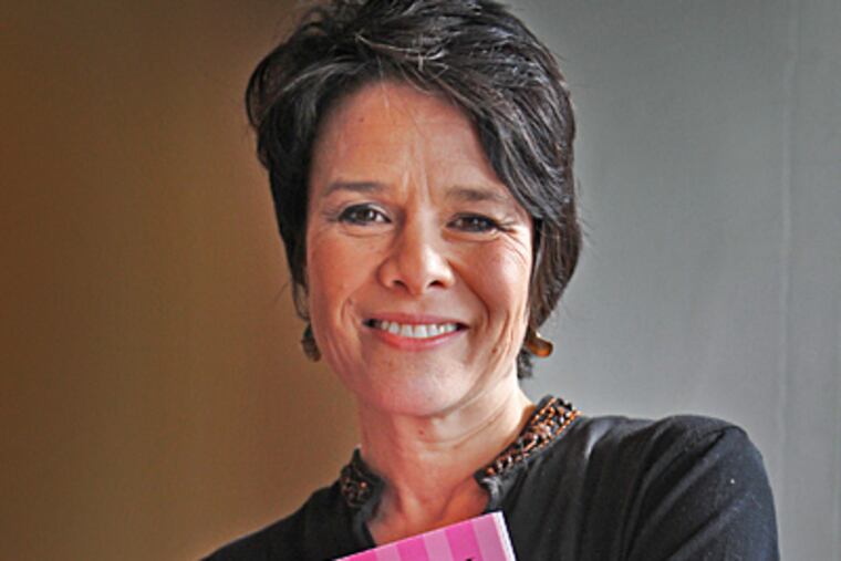 Performance artist Miho Kahn, the mother of two, self-published her book. (Alejandro A. Alvarez/Staff)