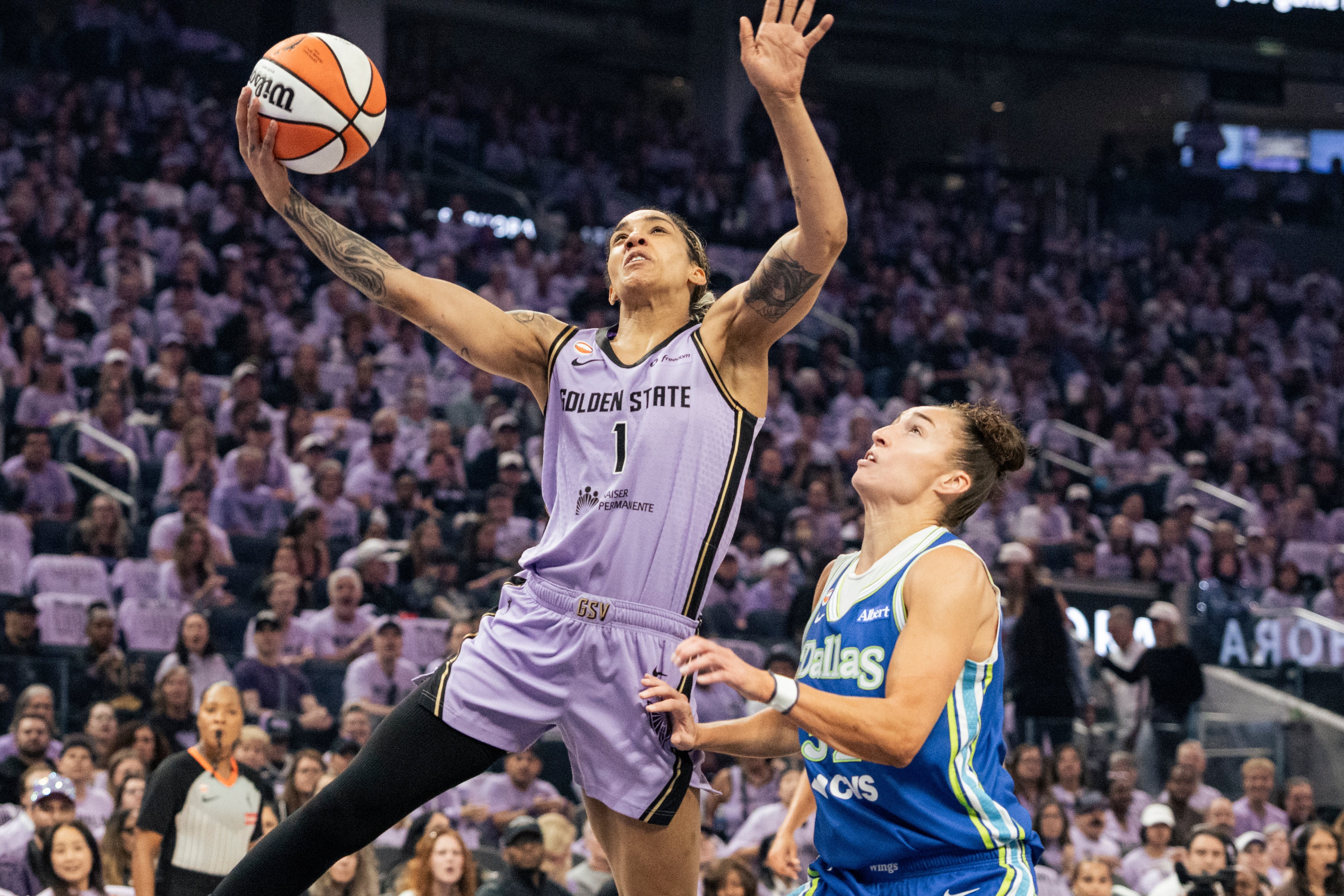 Gabby Williams scores 19 as Valkyries rally from 16 down to beat Wings 77-73, reach WNBA semifinals