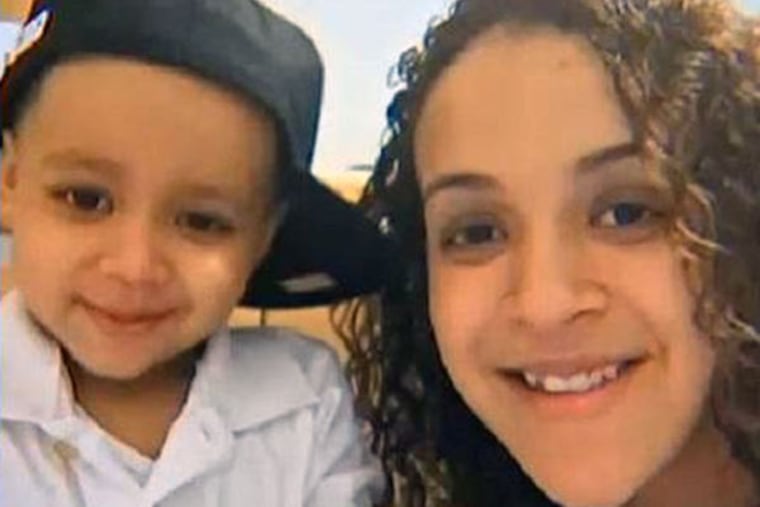 Josephine Rivera and her son David. (Family photo)