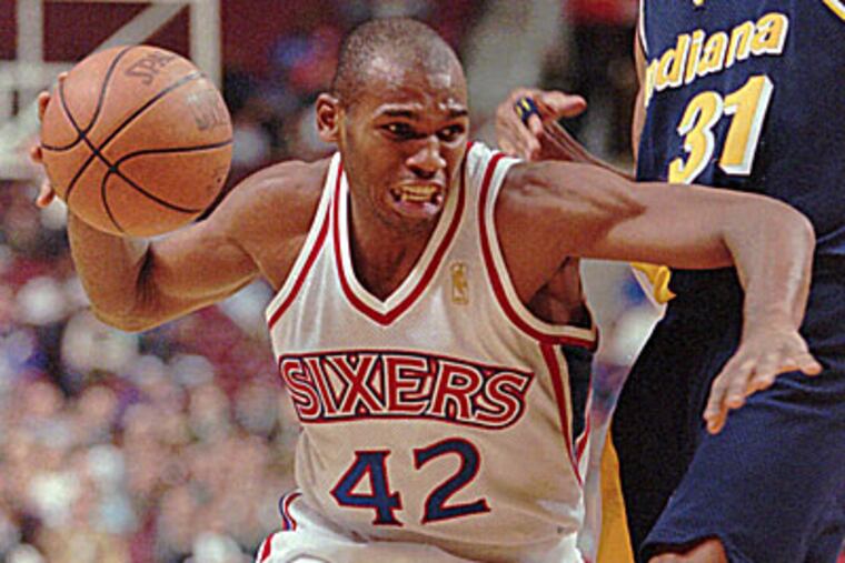 Former Sixers guard Jerry Stackhouse. (Rusty Kennedy/AP)