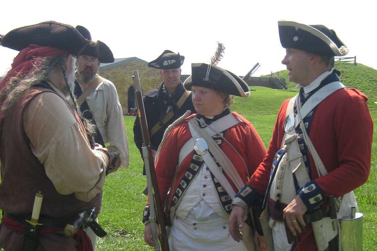 Pirate Day at Fort Mifflin is a family celebration of pre-Revolutionary War times when the British were our heroes.