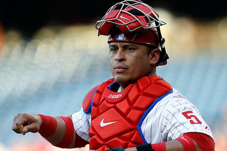 Phillies catcher Carlos Ruiz.