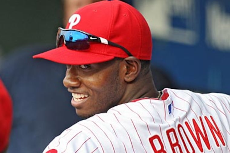 With Domonic Brown on the Phillies, it is unclear who the team's best outfielding prospect is. (David M Warren / Staff Photographer)