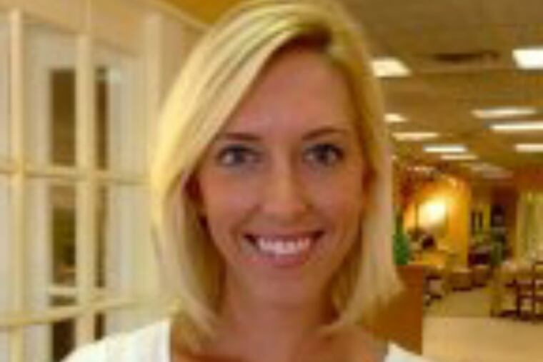 Kelley Mangold Voss found the swimming job at St. Joseph's Prep through a Google search.