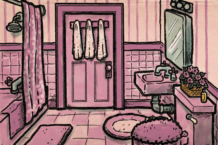 I just bought a South Philly house with a pristine 1950s bathroom. I want to tear it up.