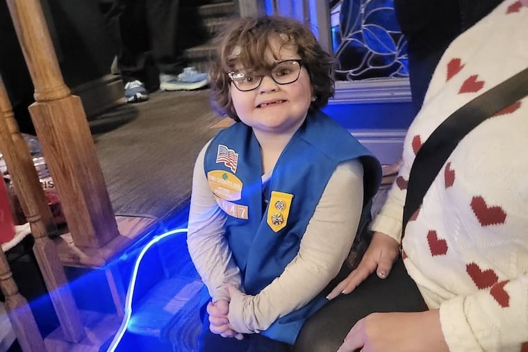 Pim Neill, 6, has sold 100,000 boxes of Girl Scout cookies. The Pittsburgh Daisy Scout is aiming to crush the lifetime cookie sales record.