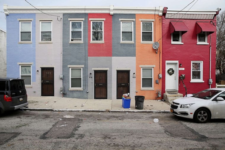 Nearly 70 percent of Philadelphia’s homes are classified as rowhouses — and each of them are unique. Still, many are aging and are in need of repairs. These homes, along the 3800 block of Melon Street in Mantua received an exterior spruce-up a few years ago as part of the city’s Mural Arts Program.