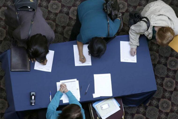 The economy has generated enough private-sector jobs to replace all those lost during the recession, according to data released Friday by the U.S. Labor Department. (AP Photo/LM Otero)