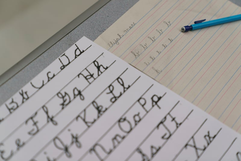 Thread In Cursive Cursive writing returns to N.J. public schools for third- to fifth ...