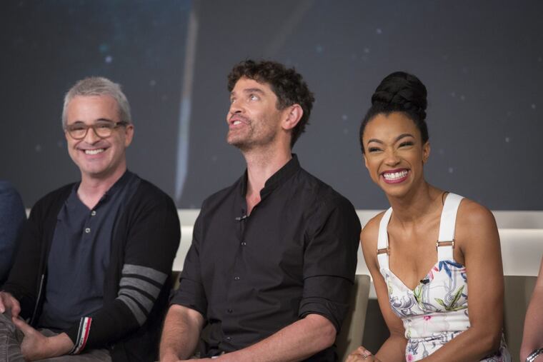 Panel session for the new CBS All Access show “Star Trek: Discovery” includes (from left) executive producer Alex Kurtzman and actors James Frain and Sonequa Martin-Green.