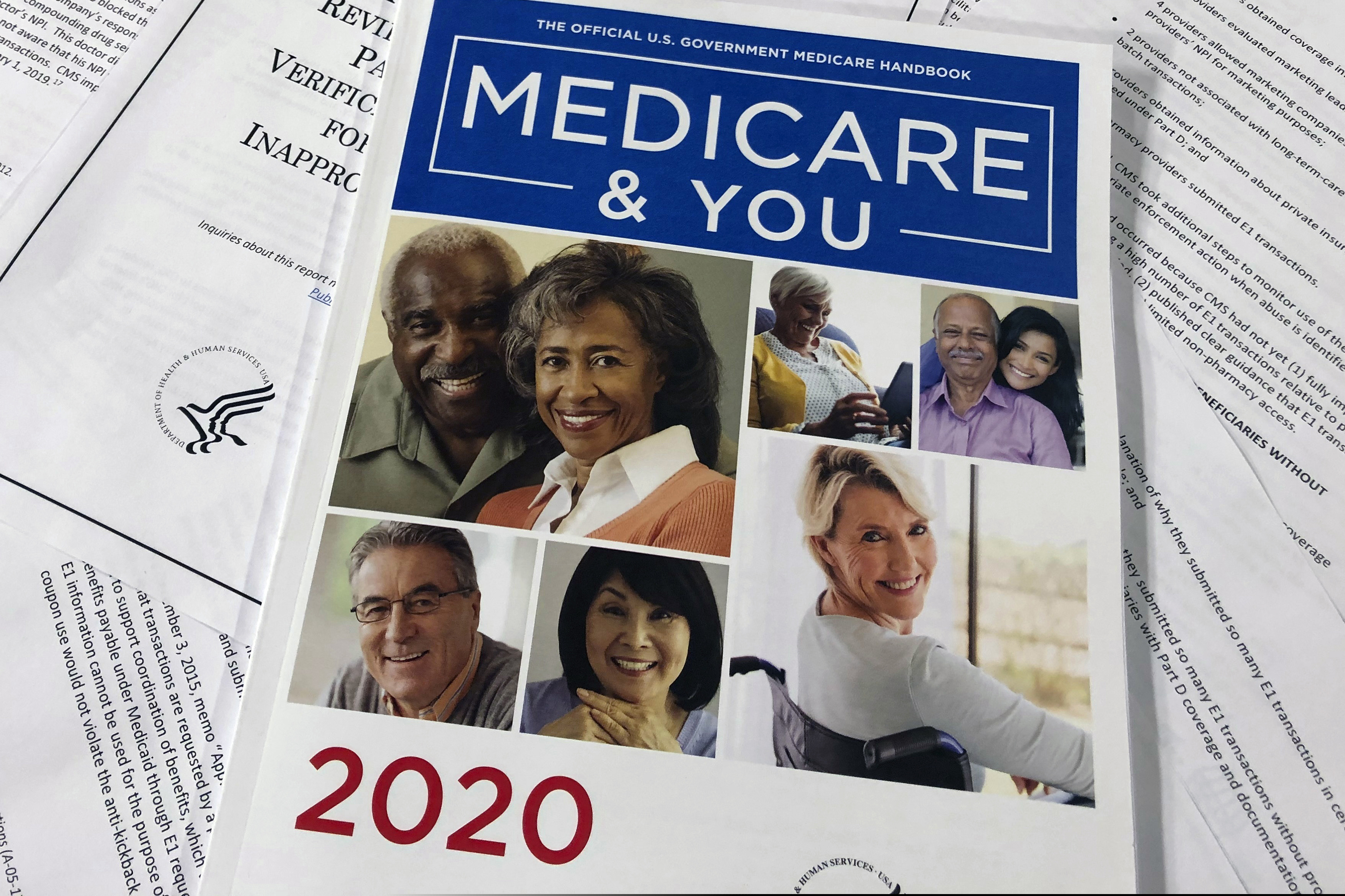 "The Official U.S. Government Medicare Handbook" for 2020.