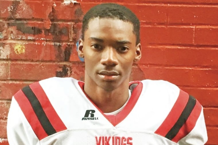 Northeast football player Keith Moore III.