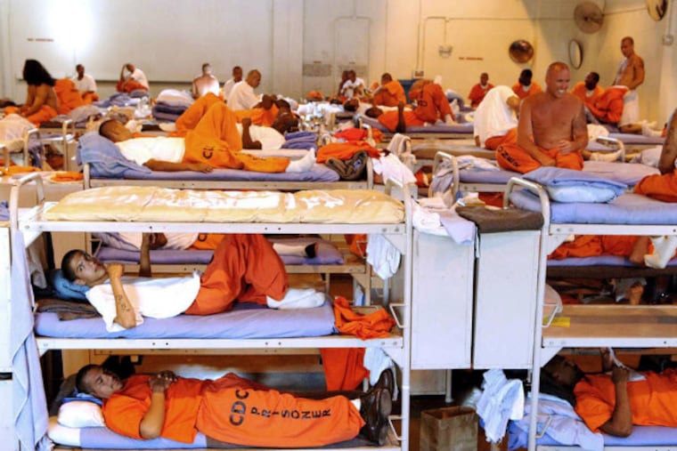 File: Inmates at California State Prison in Los Angeles. (California Department of Corrections/ AP)